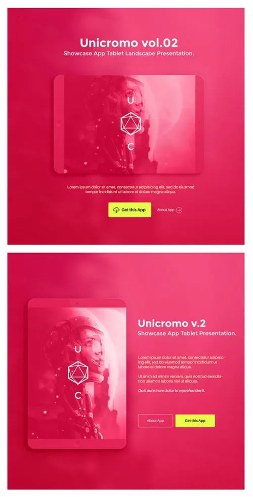 iPad平板电脑 Psd App Tablet Showcase