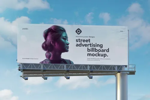 广告Psd广告牌样机 Advertising Psd Billboard Mockup Vol2