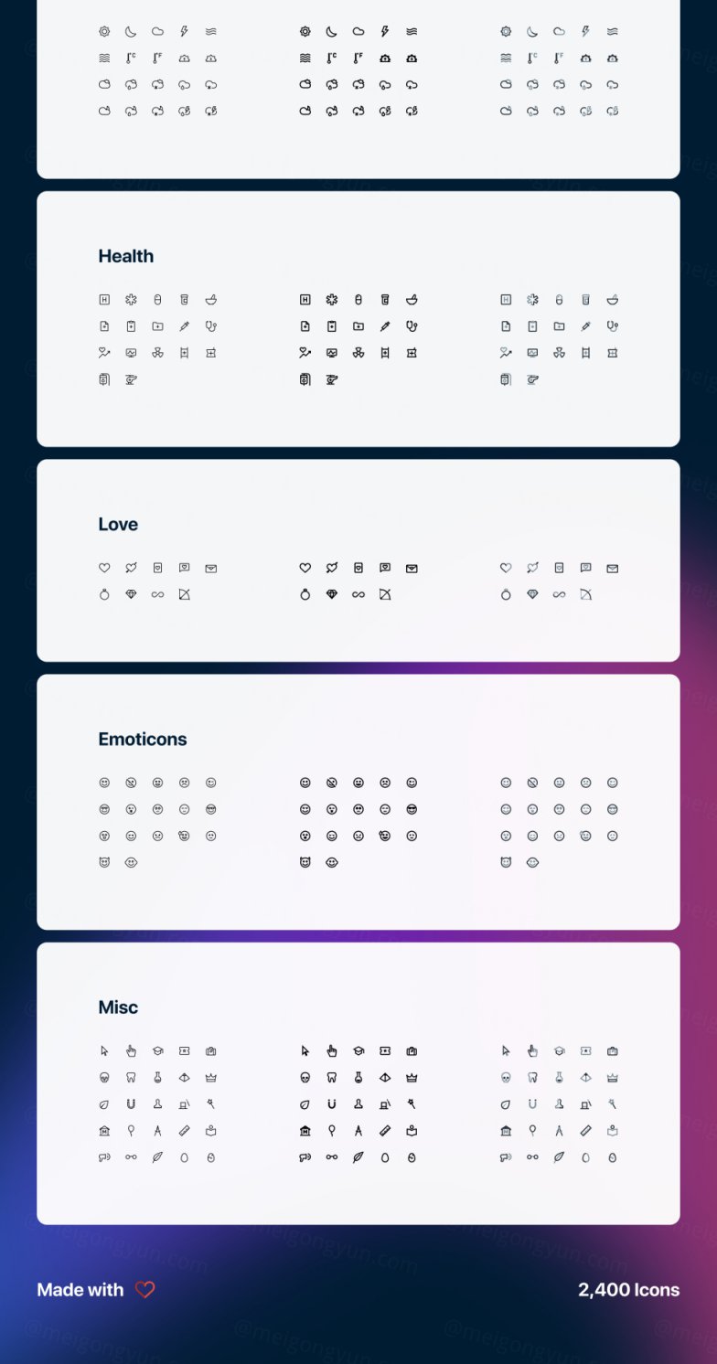 2400个Material Design系统图标集 iMaterial