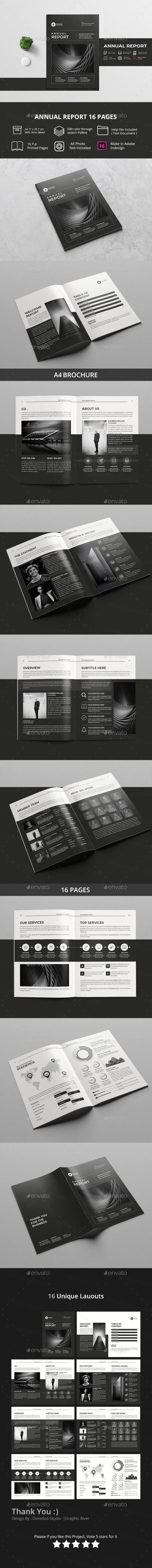 企业年度报告/宣传册图册模板 Annual Report 23853233