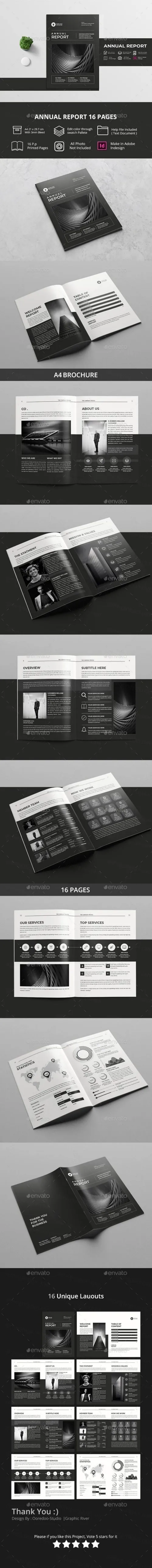 企业年度报告/宣传册图册模板 Annual Report 23853233