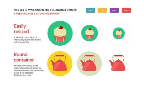 法律风格的扁平化图标 Law Flat Icons Set