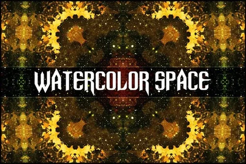 水彩效果背景纹理素材 Watercolor Space