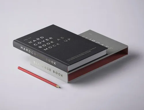 高品质滑套书本样机 Psd Slipcase Book Mockup Vol4