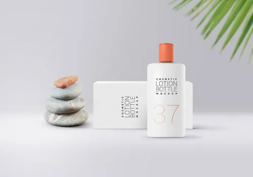 化妆品模型PSD贴图模板Cosmetic Lotion Packaging Mockup