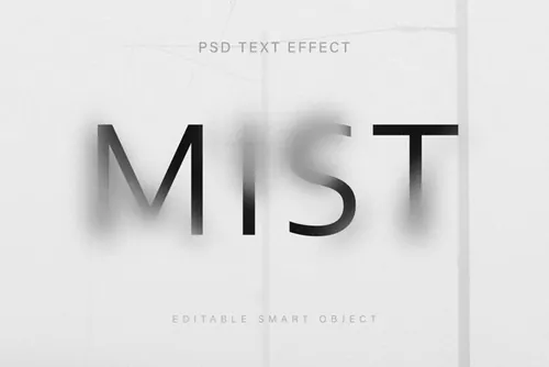 高质量模糊迷幻抽象字体特效一键生成PSD模板素材 Blurr