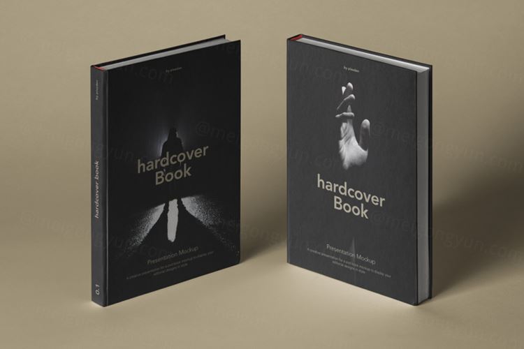 高质量psd书籍样机 Hardcover Psd Book Mockup Set