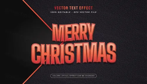 三维立体特效字体文本特效可编辑EPS矢量模板素材3d editable text style effect