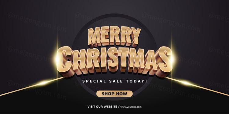 三维立体金属特效字体文本特效可编辑EPS矢量模板素材3d editable text style effect