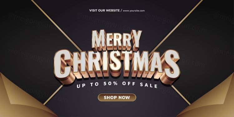 三维立体金属特效字体文本特效可编辑EPS矢量模板素材3d editable text style effect