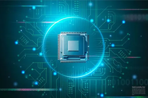 半导体芯片科技创新海报psd模板