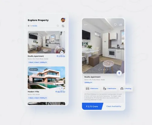 产地产在线中介移动APP程序界面设计 Real Estate Mobi