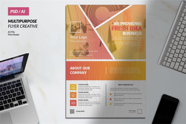 企业公司宣传海报传单设计模板v13 Creative Business