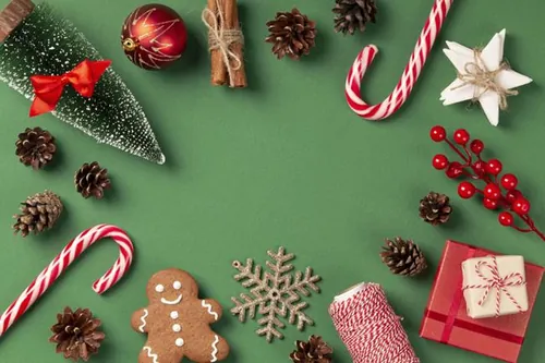 极简圣诞节礼盒礼品盒包装盒装饰元素4K高清背景设计素材 ch