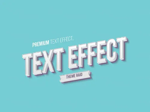 3D立体字体特效3d Text Effect