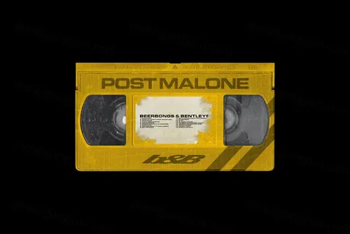 复古老物件VHS磁带封面设计展示样机模板 VHS MOCKU