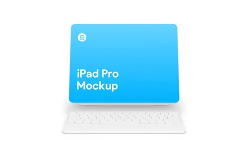 超高分辨率苹果iPad白模网页UI设计提案样机模板 iPad Pro Clay Mockups