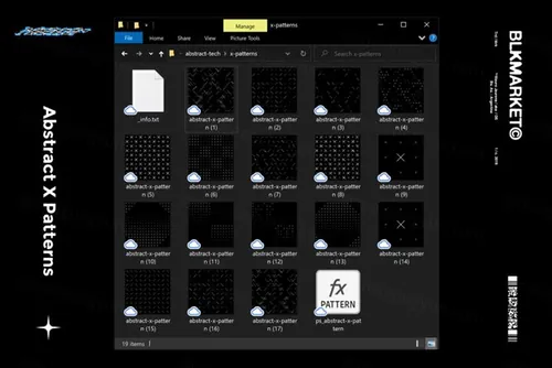 潮流不规则图案合辑 Blkmarket - Abstract x Patterns