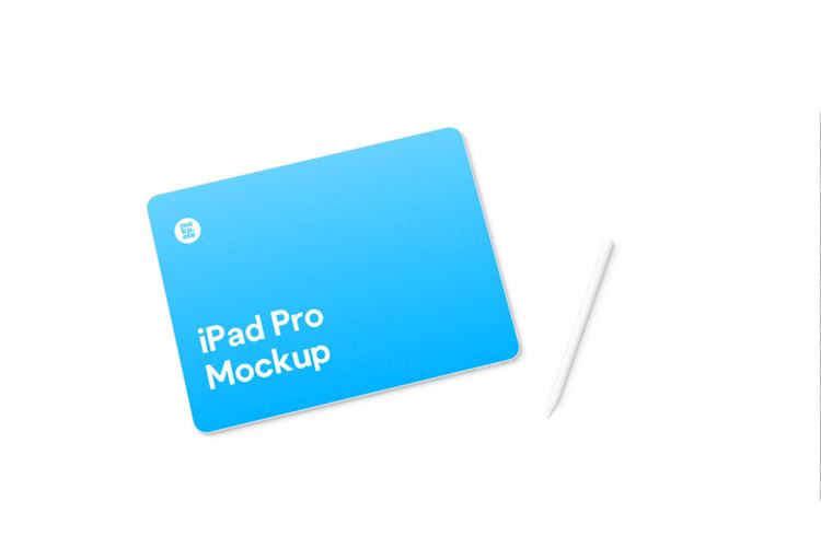 超高分辨率苹果iPad白模网页UI设计提案样机模板 iPad Pro Clay Mockups