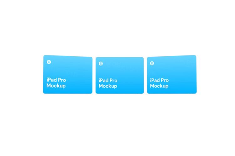 超高分辨率苹果iPad白模网页UI设计提案样机模板 iPad Pro Clay Mockups