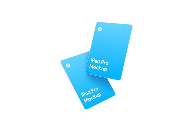 超高分辨率苹果iPad白模网页UI设计提案样机模板 iPad Pro Clay Mockups