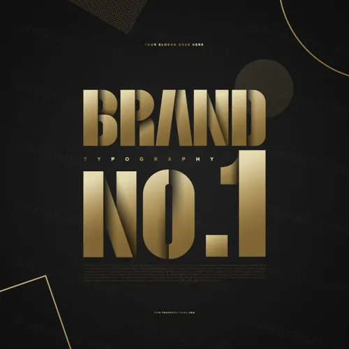 2021黑金高端风格年终获奖年度评选总结PSD海报模板 2021 Awards