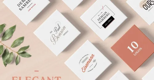 优雅的商店品牌Logo设计模板 Elegant Logo Templates