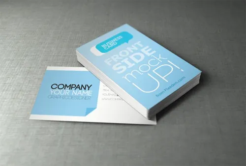 高端纸企业名片排版样机模板 Psd Business Card Mockup Vol3