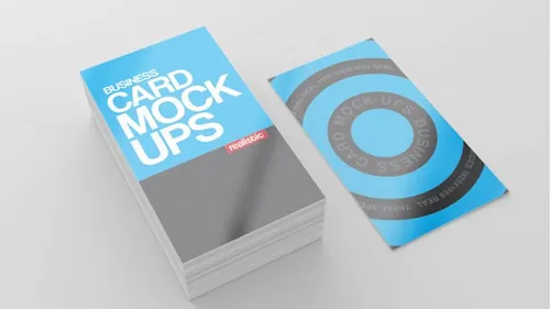 Business Cards Mockup 商务名片设计贴图展示样机素材