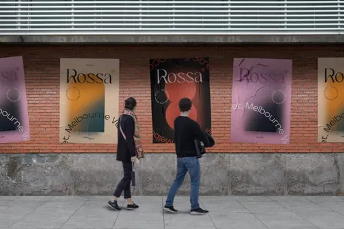 户外墙体宣传印刷广告贴图展示样机PSD模板 Street P