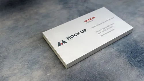 Business Cards Mockup 商务名片设计贴图展示样机素材