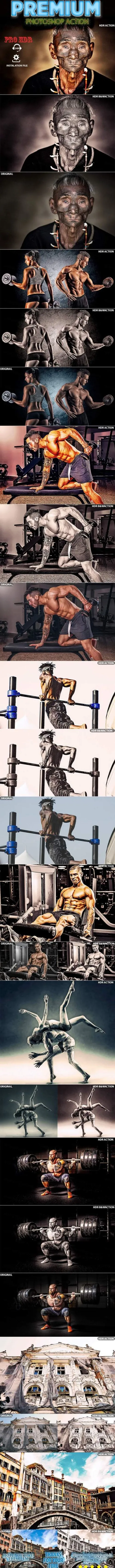 肖像摄影高级HDR Ps动作下载HDR Photoshop Action