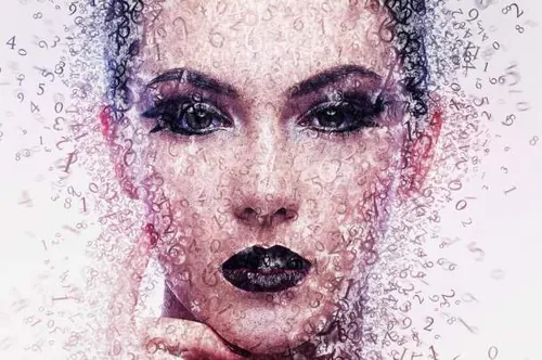 高端震撼的神奇数字飞舞组合ps动作numeric-photoshop-action