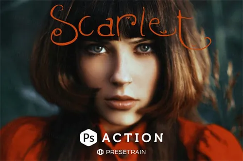 梦幻的PS照片动作 Scarlet Fantasy Action fo