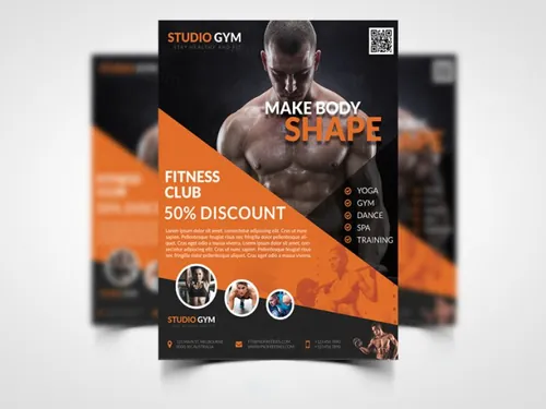 Health and Fitness Flyer PSD Bundle