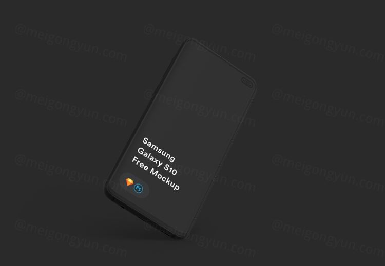 三星手机白模APP界面UI贴图样机模板 Free Samsu