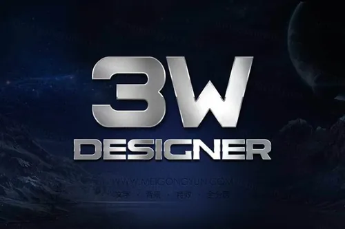 金属字体不锈钢文字特效模版 Metal 3D Text Effect