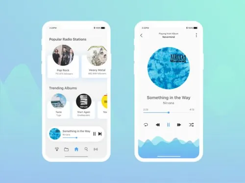音乐APP概念设计 Music App Concept 每日UI源文件