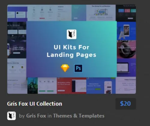 格瑞斯福克斯UI系列Gris Fox UI Collection