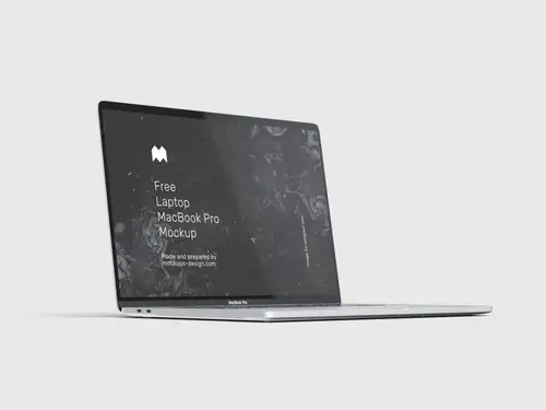 苹果笔记本网页设计提案样机PSD模板 MacBook Pro mockup 样机模版