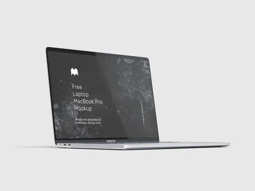 苹果笔记本网页设计提案样机PSD模板 MacBook Pro mockup
