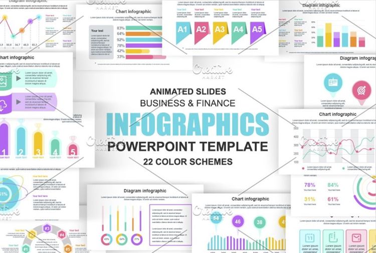 信息图标演示文稿PPT模板 Infographics Pre
