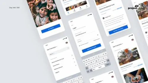 慈善/非盈利组织APP Charity/Non-Profit App 每日UI源