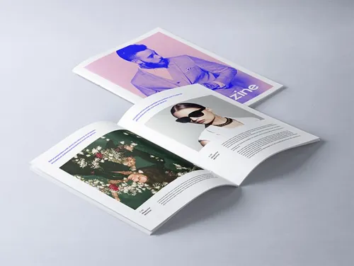 一个完整的A4 psd杂志和小册子样机 A4 Psd Magazine Booklet Mockup