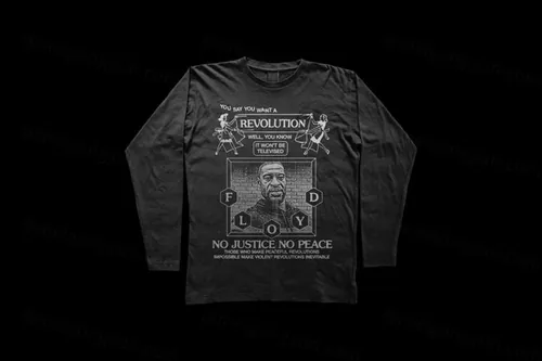 潮流街头长袖T恤服饰设计贴图样机模板 Sample Long Sleeve T-Shirt Mockup