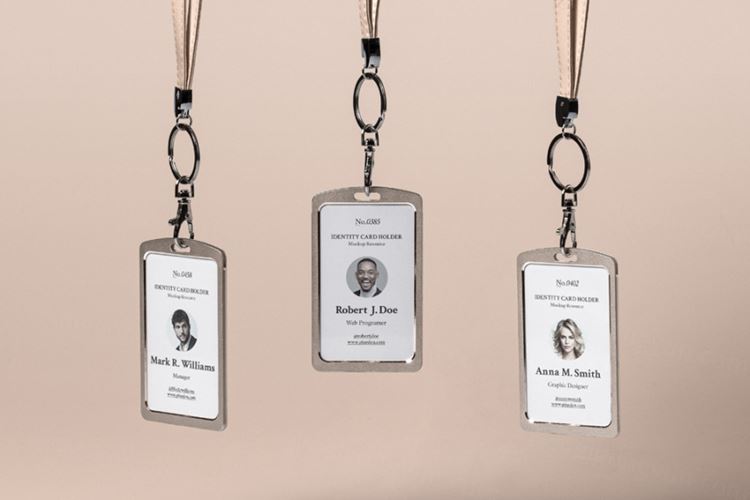 单位员工证件胸牌样机 Identity Card Holder Mockup Vol5