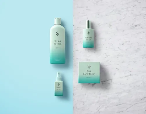 化妆品包装设计PSD贴图模板Psd Cosmetic Packaging Mockup