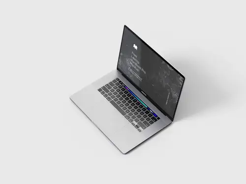 苹果笔记本网页设计提案样机PSD模板 MacBook Pro mockup 样机模版