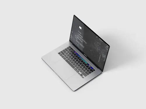 苹果笔记本网页设计提案样机PSD模板 MacBook Pro mockup
