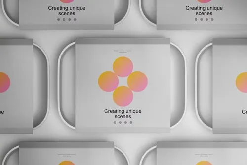 高质量外卖快餐盒食品包装设计展示贴图样机PSD模板 Plas